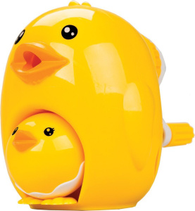 Точилка механическая детская, настольная "Цыпленок" + точилка пластиковая