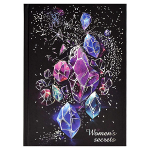 Записная книжка женщины А5 80л. 7БЦ "Блеск" мат.лам., тисн.фольгой