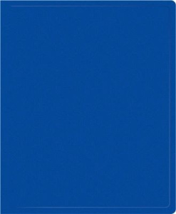 Папка 2 кольца 18 мм 0,5 мм пластик А4 син.