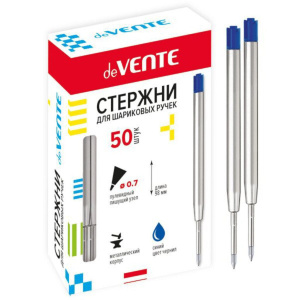 Стержень шар. метал. объемный корпус 98мм/0,7мм, синий