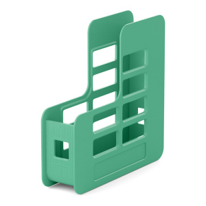 Накопитель д\бумаг верт. Techno. Powder 75мм, оливковый