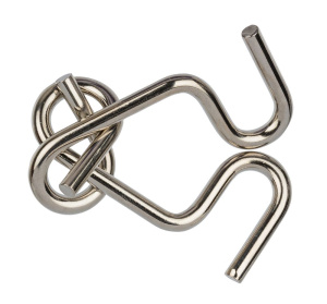 Головоломка металлическая 1 шт "Крючки" 2 элемент.