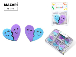 Ластик MAZARI "Heartless" фигурный