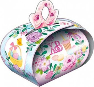 Коробка подарочная "Пасхальная" 99*92см лак