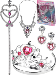 Набор "Моя мечта" палочка, корона, ожерелье, сережки