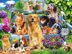 Пазл 3D  100 дет.  31*23см "Домашние питомцы"