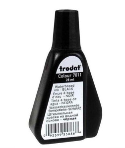 Штемпельная краска 28мл, чёрная