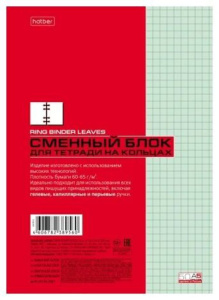 Сменный блок А5  50л кл. Hatber "Зеленый"