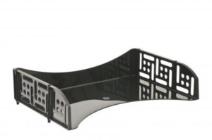 Лоток д\бумаг гориз. ФИЛД с широкой загрузкой, черный