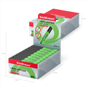 Текстовыделитель EK Visioline Mini  V-17  0,6 - 4,5мм, зелёный