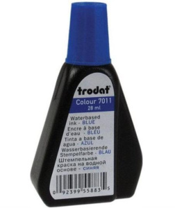 Штемпельная краска 28мл, синяя