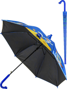 Зонт детский 55см "Космонавты" трость, ПВХ