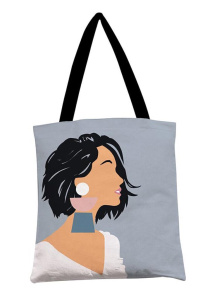 Сумка-шоппер 35*42 см Арт и Дизайн "Девушка"