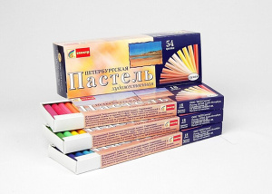 Пастель сухая Петербургская 54цв. худ.