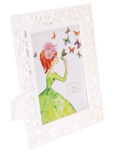 Фоторамка на 1 фото 24*19,5см (13*18см)  Бабочки