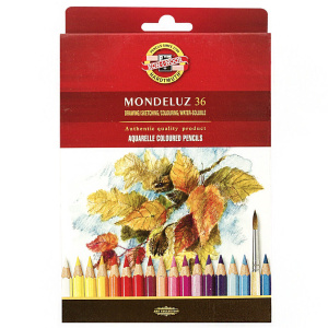 Карандаши цвет. акварельные 36цв "Mondeluz"
