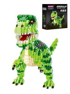 Конструктор пластм. Balody "Динозавр зеленый" 1457 дет.