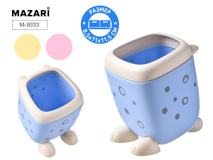 Подставка наст. "Хвостик" 8,5*11*11,5см, пластик, 3цв.