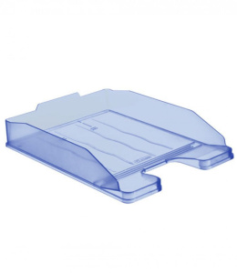 Лоток д\бумаг гориз. ЭКСПЕРТ тонированный голубой