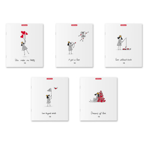 Тетрадь А5 48л кл. Erich Krause "Dreams of Love"