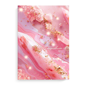 Ежедневник недат А5 7БЦ,  80л. "Diary. Розовый кварц" тисн.фольгой, софт-тач