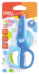 Ножницы детские Deli 12см, пластик
