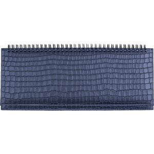 Еженедельник недат. (145*310) deVENTE Wild 128стр., тем.-синий, иск. кожа, крокодил,70м/г2, коробка