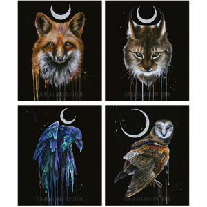 Тетрадь А5 48л кл. Полином "Lunar dark Animals"