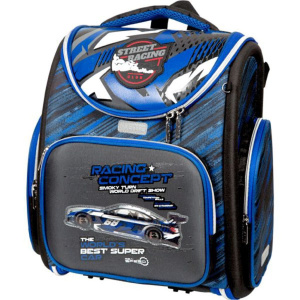Ранец школьный  deVENTE. Like. Racing Concept, 36*30*16см, трансф, полиэстер, 1 отд на замке, 3 карм
