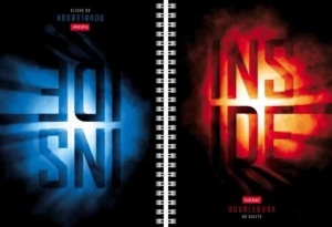 Блокнот А5 7БЦ гребень  80л "INSIDE" кл., ПЕРЕВЕРТЫШ