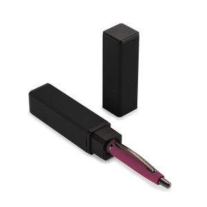 Ручка в футляре "San remo. Бордовый" шарик.,1,0мм, металл., синие чернила