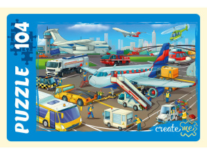 Пазлы  104 элемента  230*330мм "Важный транспорт" Create me