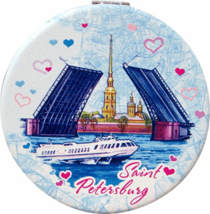 Зеркало "Мосты" мягкое