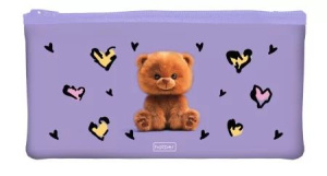 Пенал-косметичка (205*110) молния, ткань "Пушистый мишка"