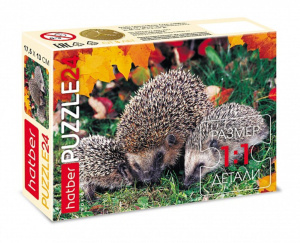 Пазлы   24 элемента 130*175мм.  "Лесные жители" (ассорти 4 вида)