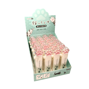 Ластик Egoist  "Лапа" 9,5*2,5 см, ассорти цветов