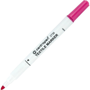 Маркер по ткани "Centropen textil", 1,8мм  розовый