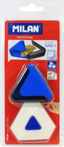 Ластик MILAN +точилка "Dara", блистер