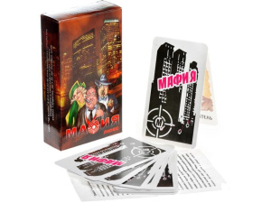 Игра настольная "Мафия" 17 карт+ классич.колода карт(36 шт.) 10+