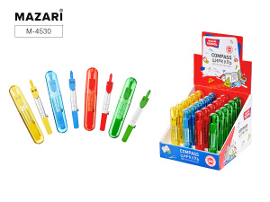 Циркуль металл. MAZARI в индивид.упаковке