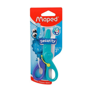 Ножницы детские MAPED "Kidipulse" 12 cм безопасные с лезвиями из стекловолокна, в блистере