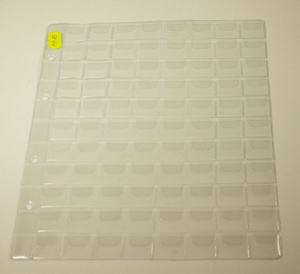 Лист д/монет (200*250мм) на 88 ячеек