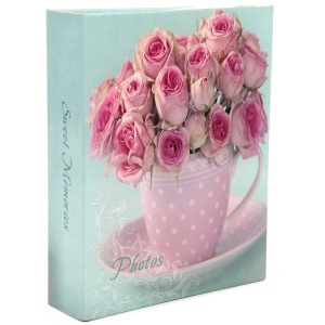 Фотоальбом 200 фото 10*15см Delicate flowers, розы