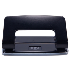 Дырокол Deli   8 лист., металл, серый