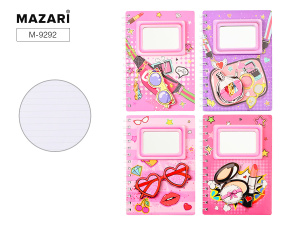 Блокнот А5  60л. с зеркальцем "Make up"