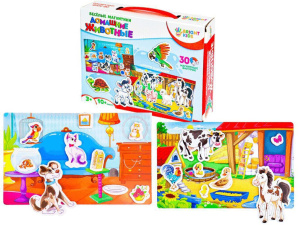 Игра магнитная Bright Kids "Домашние животные" 3+