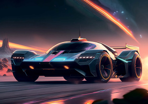 Настольное покрытие д/лепки 33*23см "Кибертрак"