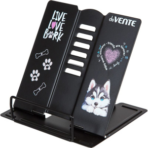 Подставка для книг "Cute Husky" 15*15см полностью металл