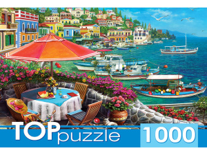 Пазлы 1000 элементов  685*480мм. "Курортный город"