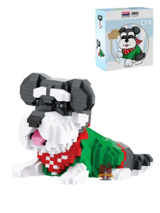 Конструктор пластм. Balody "Пёсик в одежде-2" 886 дет.